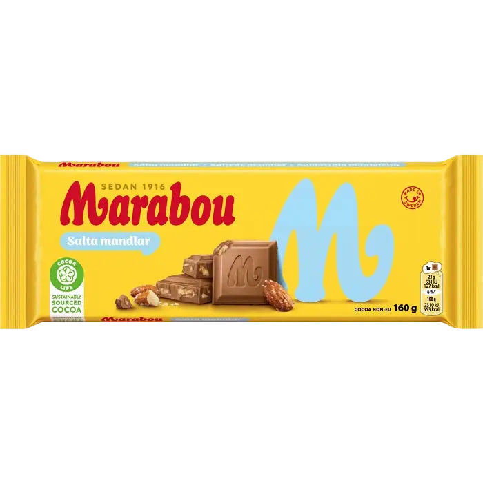 Marabou Salty Almonds 160g