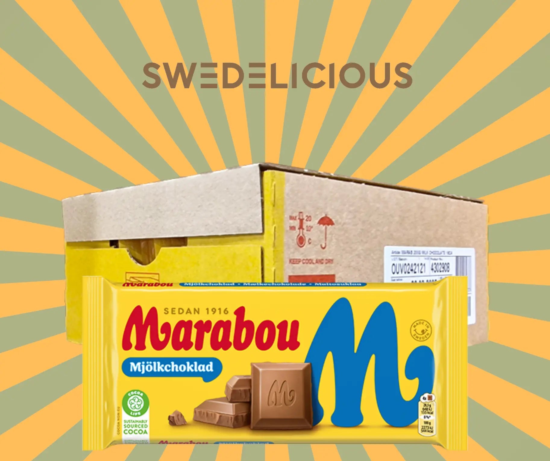 Marabou Milk Chocolate 160g