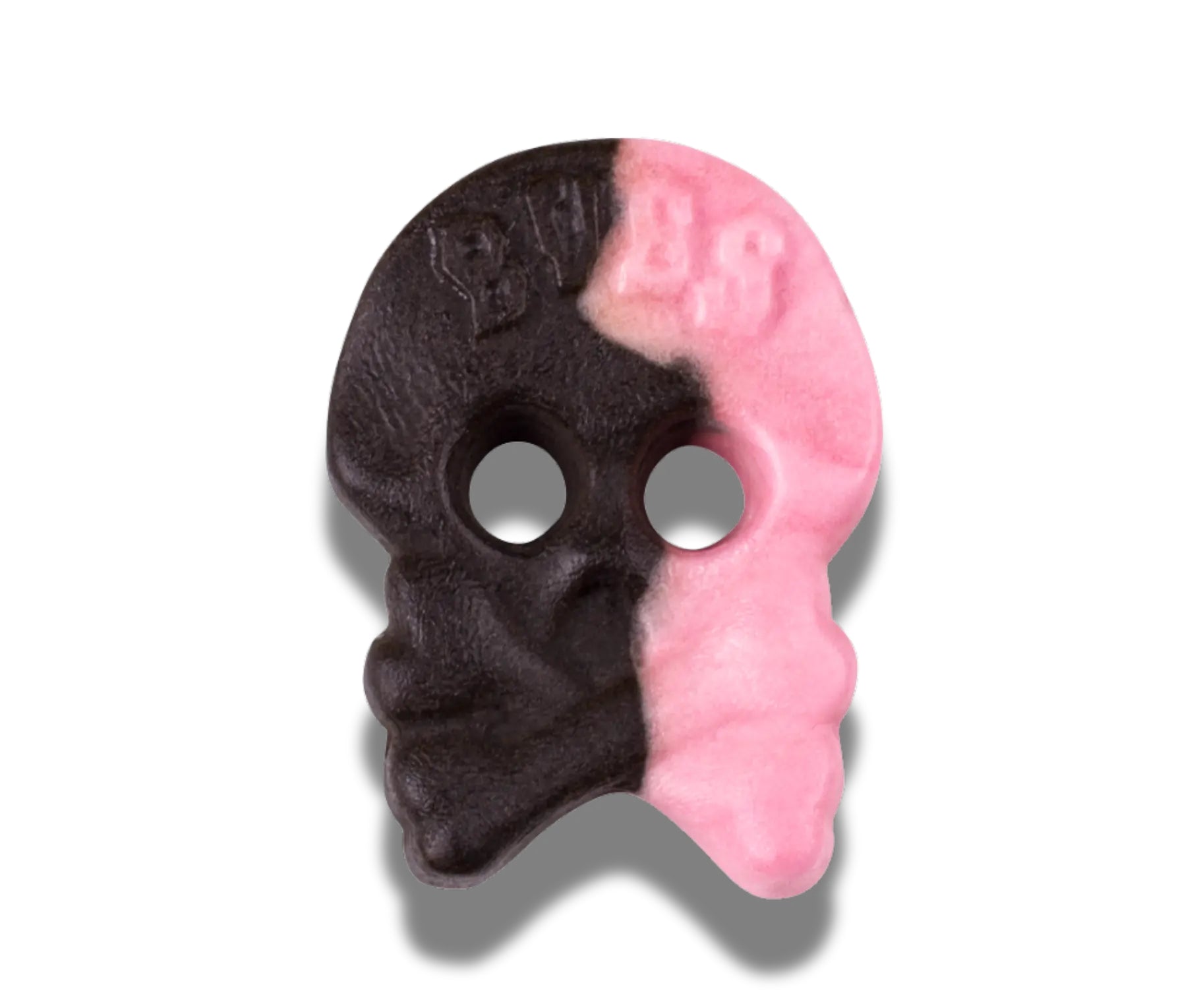Bubs Raspberry Licorice Foam Skulls