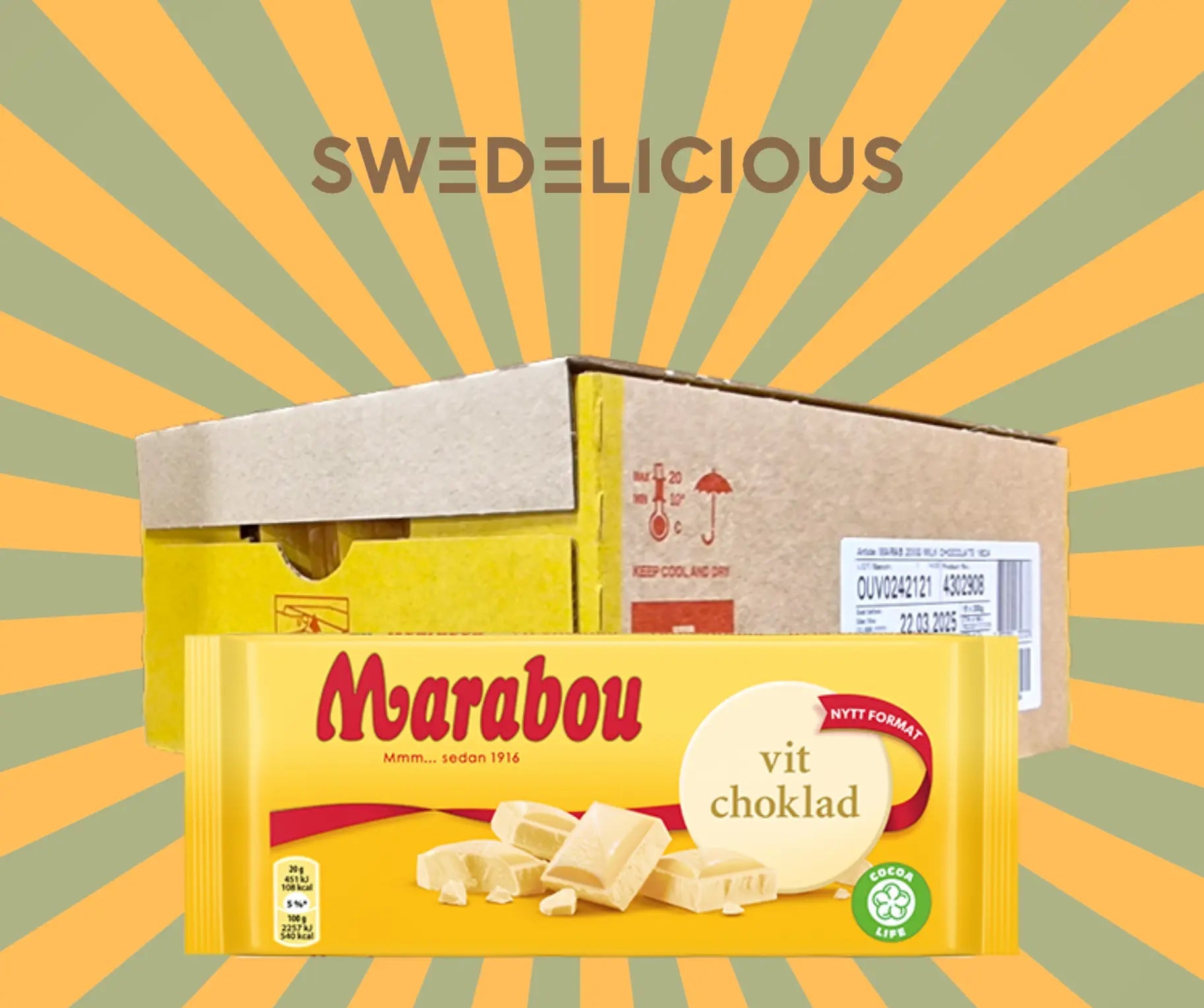 Marabou White 180g