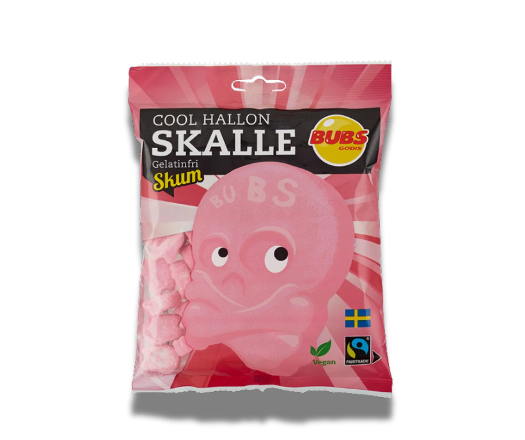 Bubs Cool Raspberry Skulls 90g